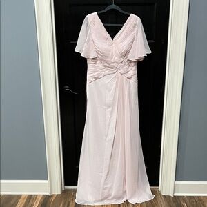 Elegant Pink Evening Gown